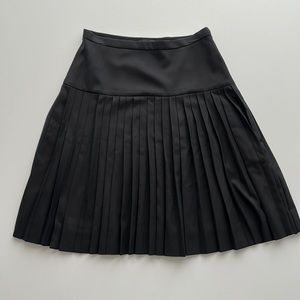 J. Crew wool pleated skirt